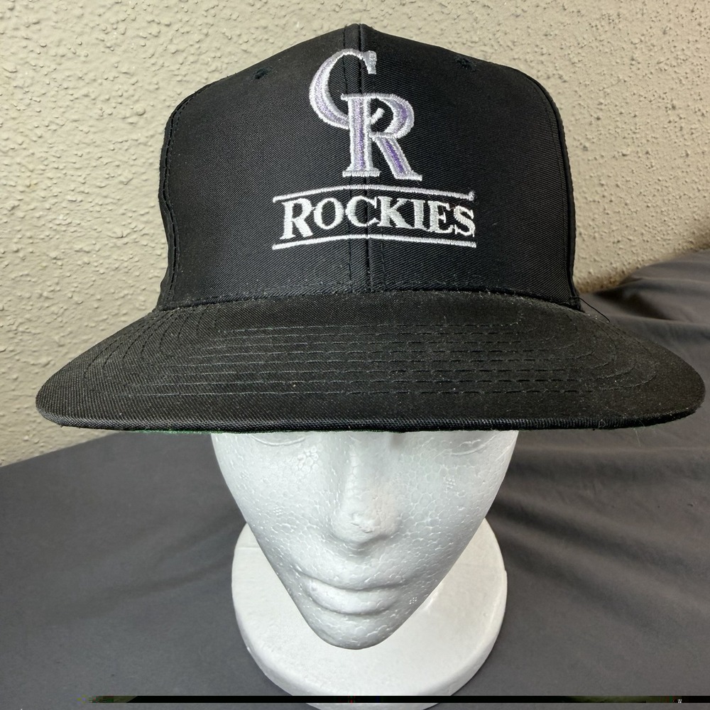 Vintage 90's Colorado Rockies Snapback Hat Back Panel